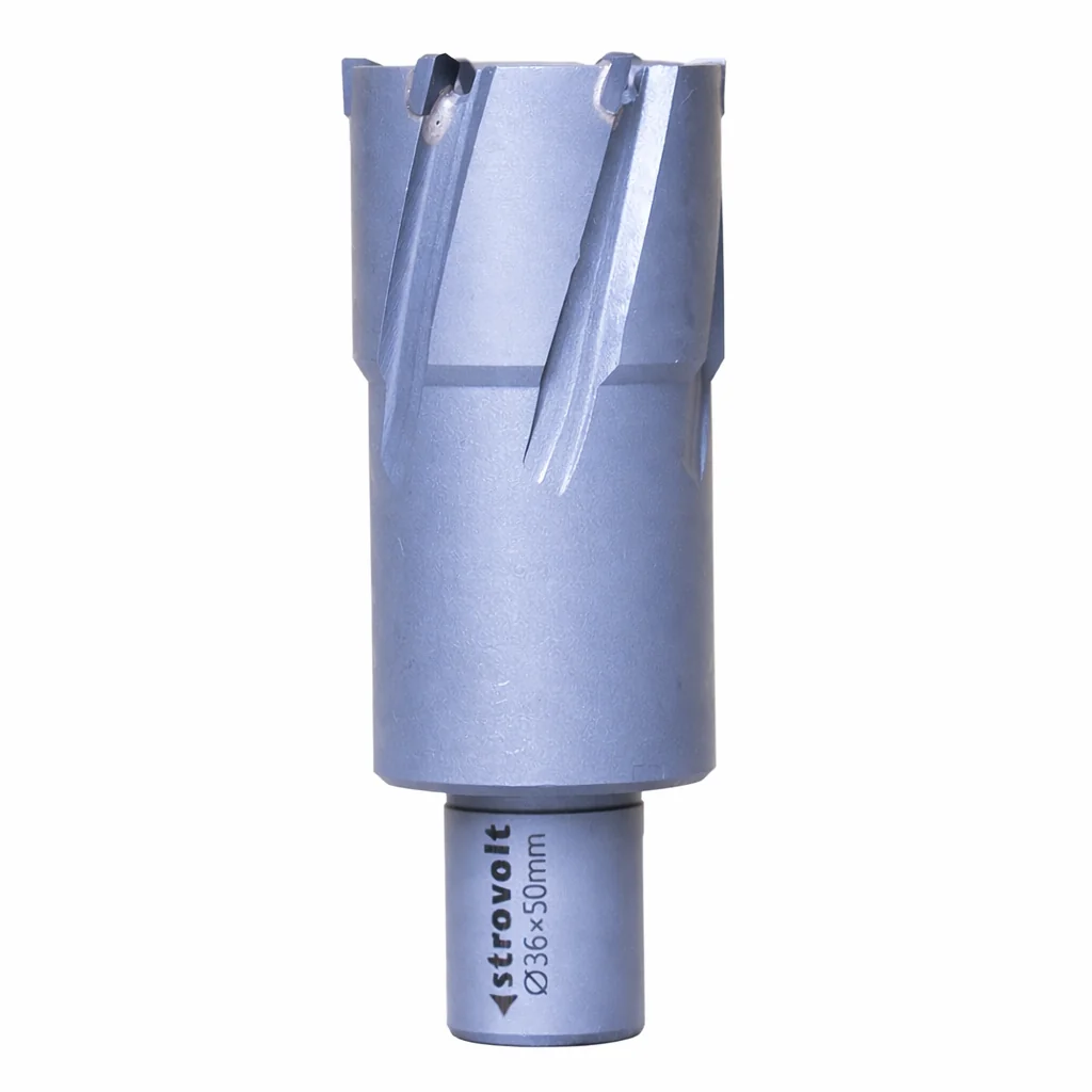 Strovolt 36mm x 50mm TCT Annular Core Cutter Industrial Tungsten Carbide Tipped Mag Drill Bit Heavy-Duty Hole Saw for Stainless Steel, Rail & Hardened Steel STRO783650 - strovolt - SKU: STRO-783650-TCT-3650Brand - Available in Saudi Arabia