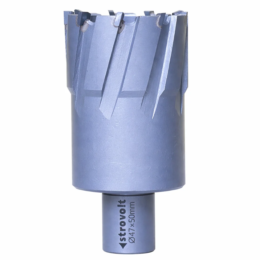 Strovolt 47mm x 50mm TCT Annular Core Cutter Industrial Tungsten Carbide Tipped Mag Drill Bit Heavy-Duty Hole Saw for Stainless Steel, Rail & Hardox - strovolt - SKU: STRO-784750-TCT-4750Brand - Available in Saudi Arabia