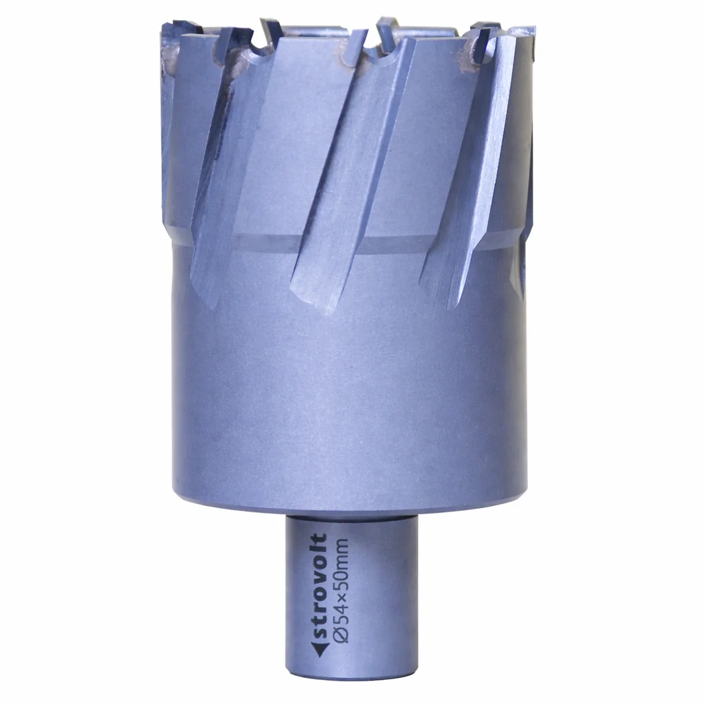 Strovolt 54mm x 50mm TCT Annular Core Cutter Industrial Tungsten Carbide Tipped Mag Drill Bit Heavy-Duty Hole Saw for Stainless Steel, Rail & Hardened Steel STRO785450 - strovolt - SKU: STRO-785450-TCT-5450Brand - Available in Saudi Arabia