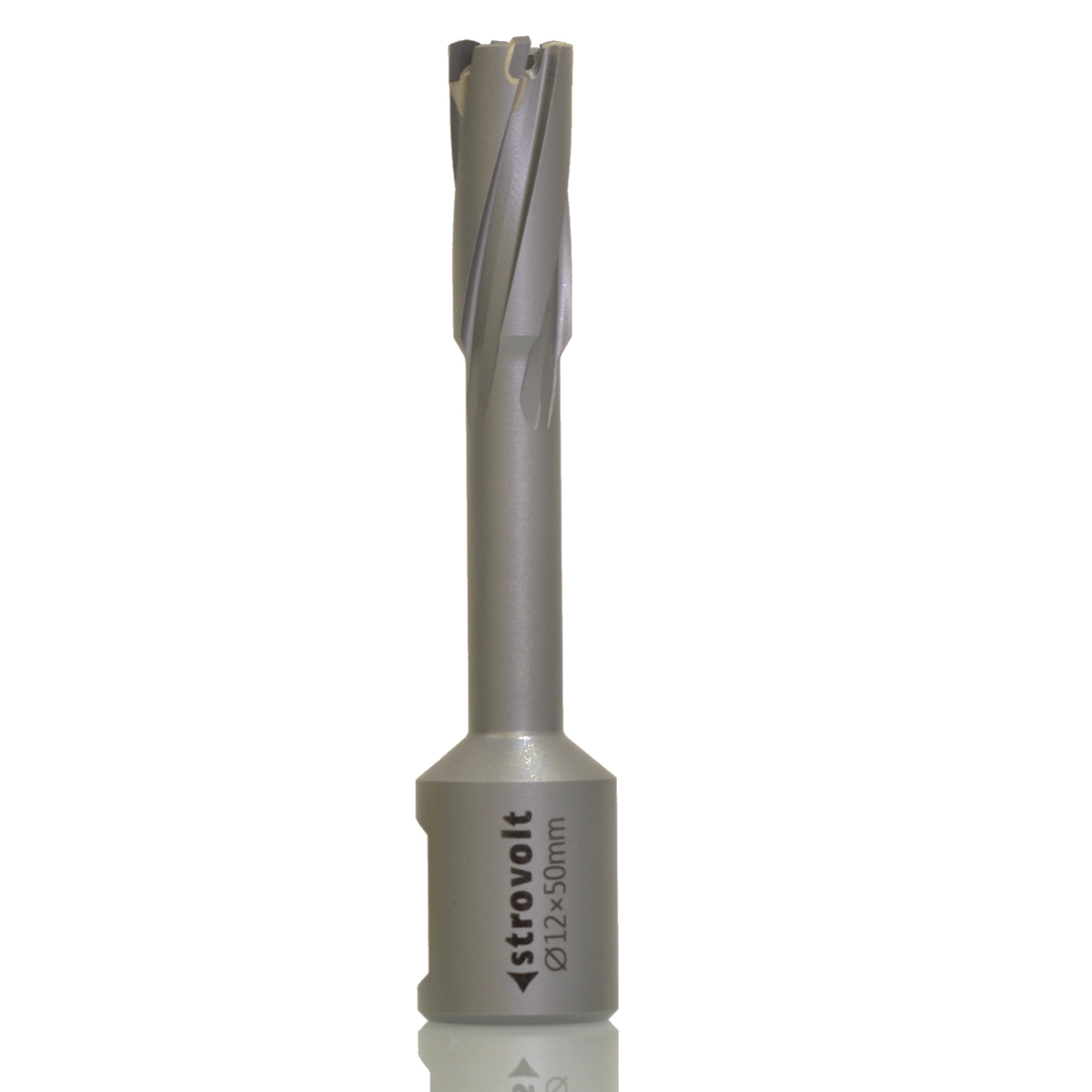 Strovolt TCT Annular Core Cutter 12mm x 50mm Tungsten Carbide Tipped Mag Drill Bit Heavy Duty Rail & Stainless Steel Hole Saw - strovolt - SKU: STRO781250 - Available in Saudi Arabia