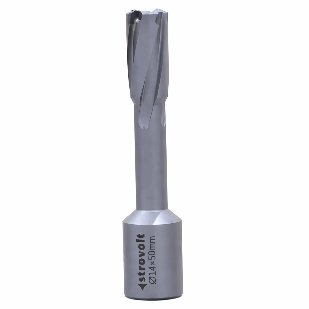 Strovolt 14mm x 50mm TCT Annular Core Cutter Industrial Tungsten Carbide Tipped Mag Drill Bit Heavy Duty Hole Saw for Stainless Steel & Hardened Metal STRO781450 - strovolt - SKU: STRO781450