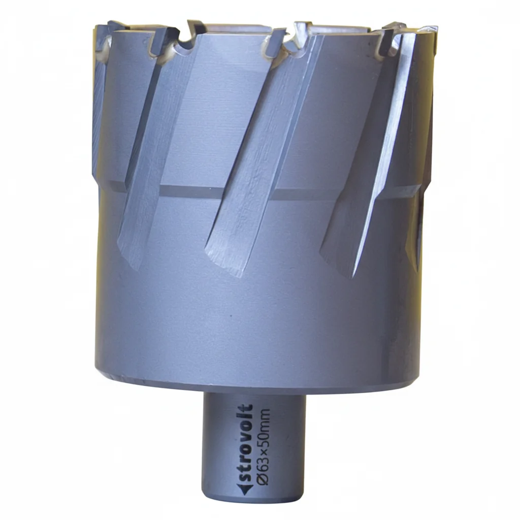 Strovolt 63mm x 50mm TCT Annular Core Cutter Industrial Tungsten Carbide Tipped Mag Drill Bit Heavy-Duty Hole Saw for Stainless Steel, Rail & Hardox - strovolt - SKU: STRO786350 - Available in Saudi Arabia