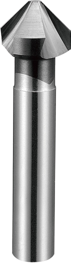 STROVOLT 10.4mm 90° carbide countersink with 2-flute cylindrical shank for precise chamfering