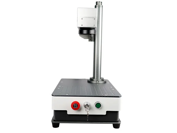 STROVOLT 20W Tabletop Mini Fiber Laser Marking Engraving Machine for Metal and Non-Metallic Materials — front view — STROVOLT — Laser Marking Machines — Saudi Arabia