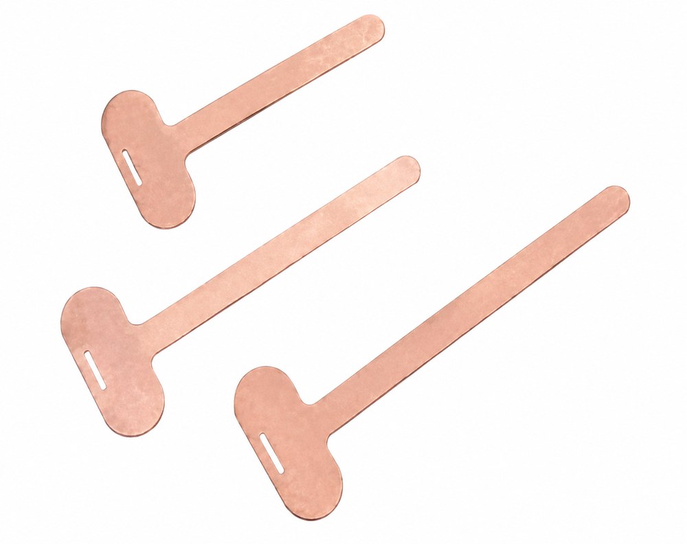 STROVOLT Copper Marker Tie N-120 cable tie with durable copper tag for wire identification and labeling