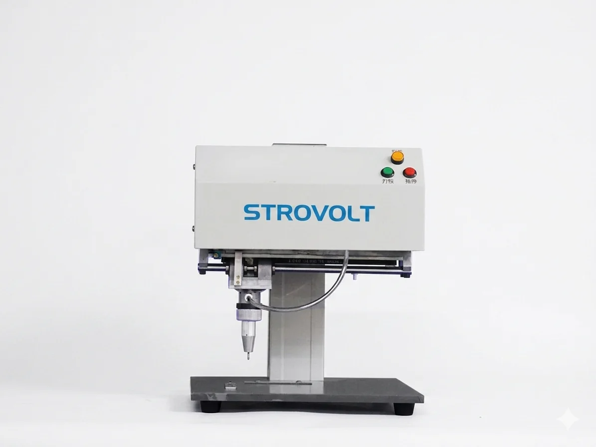 STROVOLT Desktop Dot Peen Matrix Nameplate Metal Marking Engraving Machine - STROVOLT - SKU: STV-PM-009 - Saudi Arabia