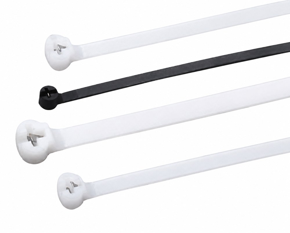 STROVOLT NSI Series nylon cable tie with stainless steel inlay for extra strength and durability