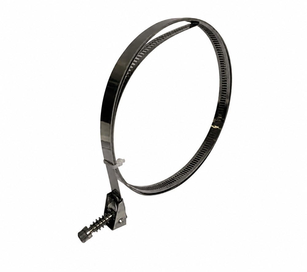 STROVOLT Open Clamp 1100 cable tie accessory with adjustable self-locking design for secure wire bundling