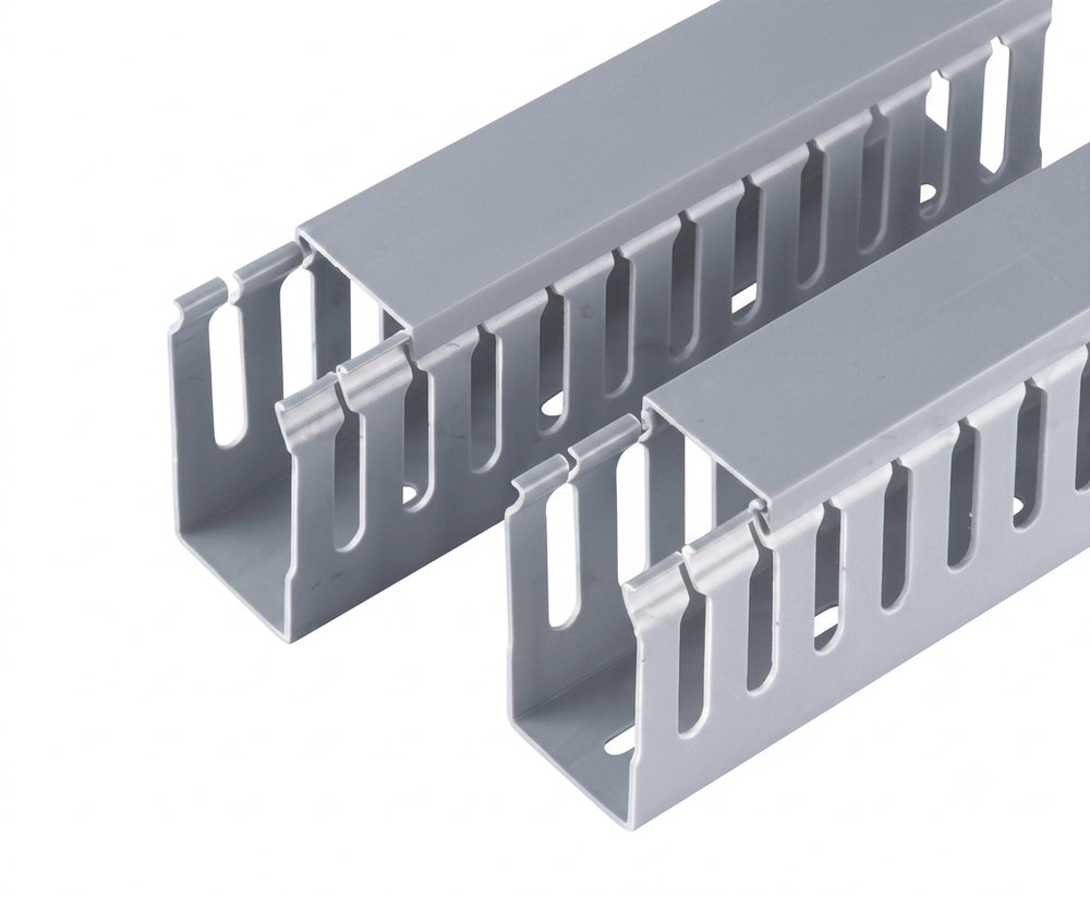 STROVOLT Slotted Wiring Duct PXC3-10080 for organized cable management with easy-access slots