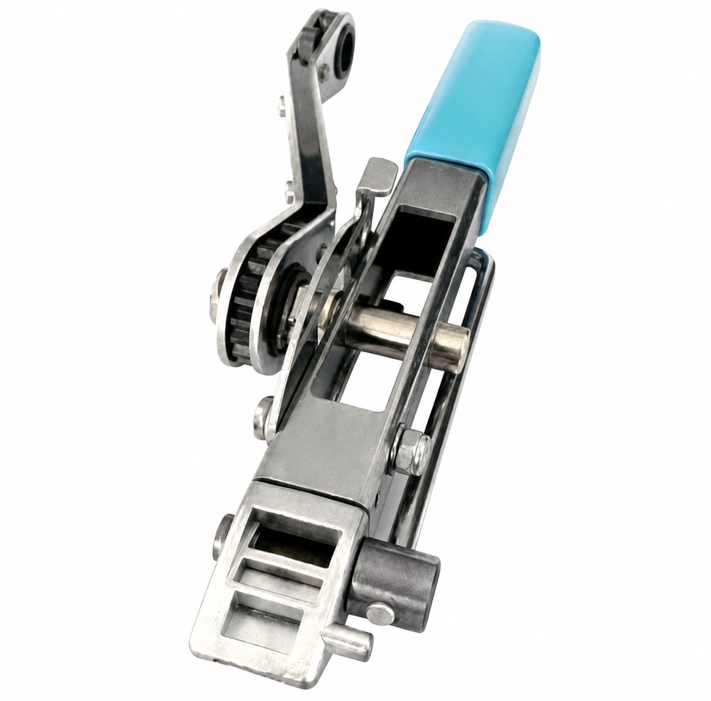 STROVOLT J020 stainless steel cable tie tool with ergonomic grip for secure fastening