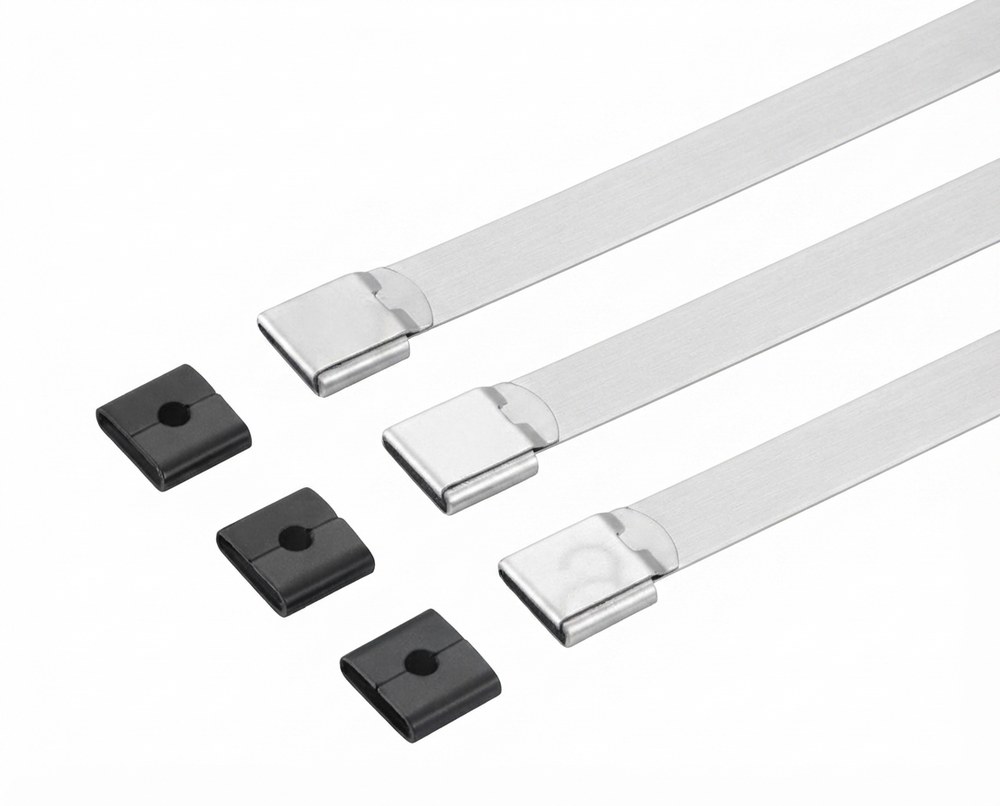 STROVOLT stainless steel cable ties O Lock American type 12x250mm durable heavy-duty fastening solution