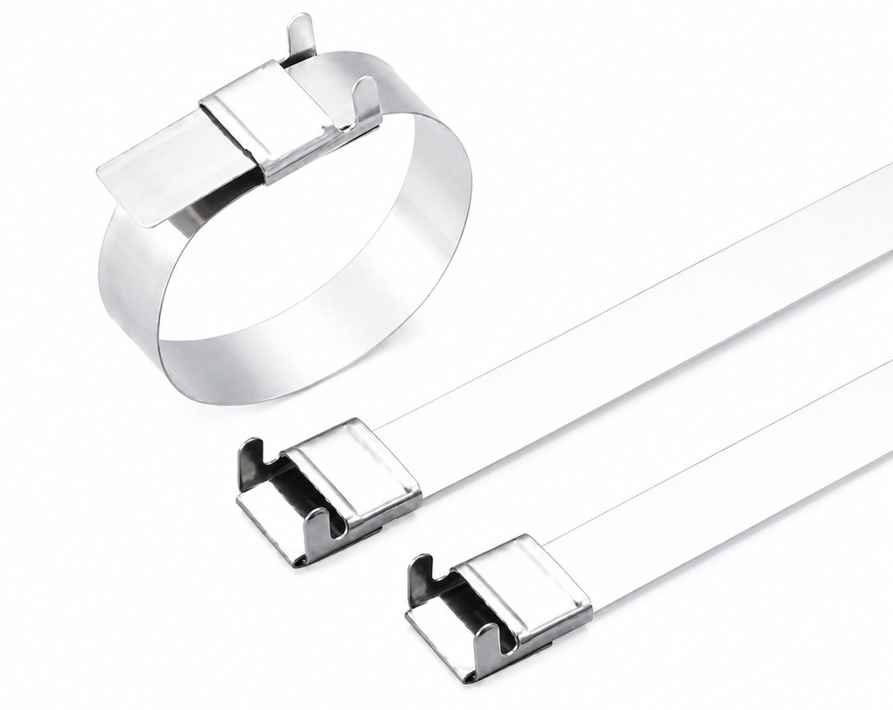 STROVOLT Stainless Steel Wing Lock Cable Ties 15×300mm durable reusable fastening solution