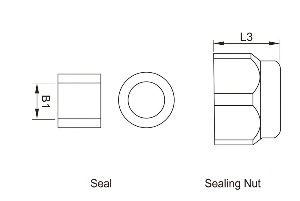 STROVOLT STV-WNG-PG25 waterproof PG25 nylon cable gland for secure watertight electrical connections