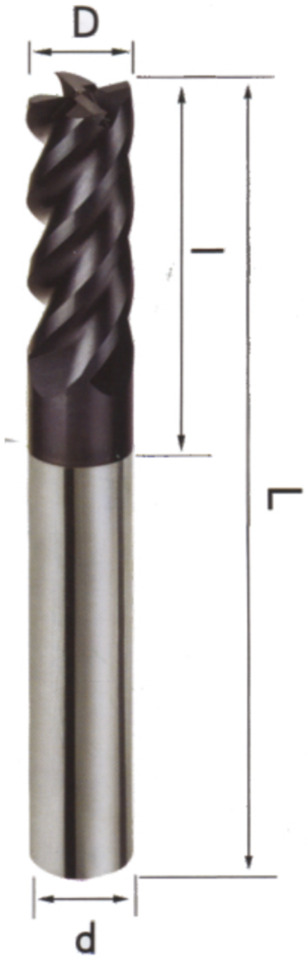 STROVOLT Square-End End Mill Ø1.5×50mm for HRC≤45 materials, carbide cutting tool for precision milling
