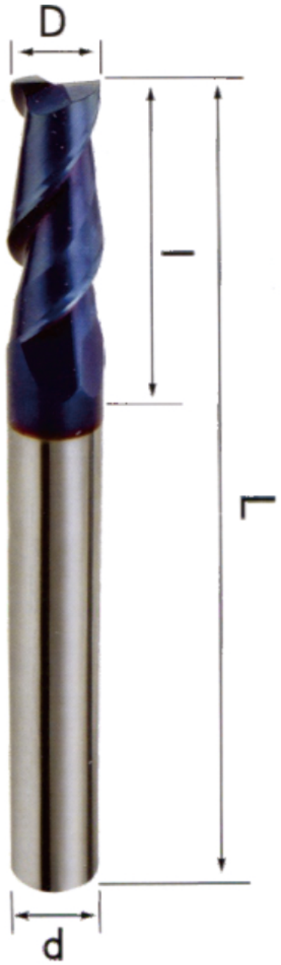 STROVOLT square-end end mill Ø1.5×50mm, high-hardness HRC≤63 carbide cutting tool