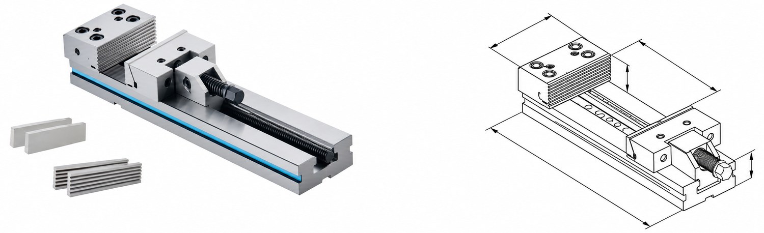 STROVOLT precision modular vise product photo — image 1