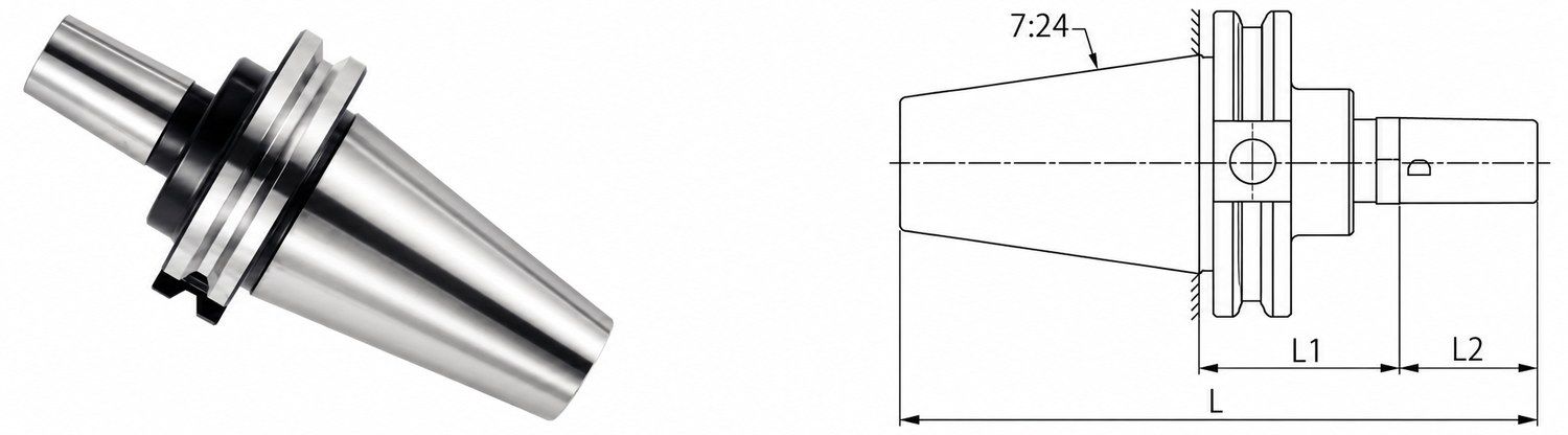 STROVOLT CAT Series Drill Chuck Arbor MT-10051 precision machined for secure tool holding