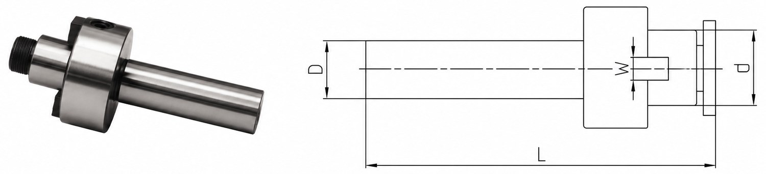 STROVOLT Straight Shank Face Mill Toolholder Type B MT-2006 Series for precision machining with durable shank design