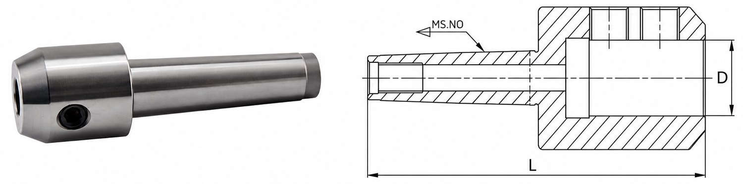 STROVOLT Side Lock Mill Adapter MT-20015 Series for secure tool holding in milling machines