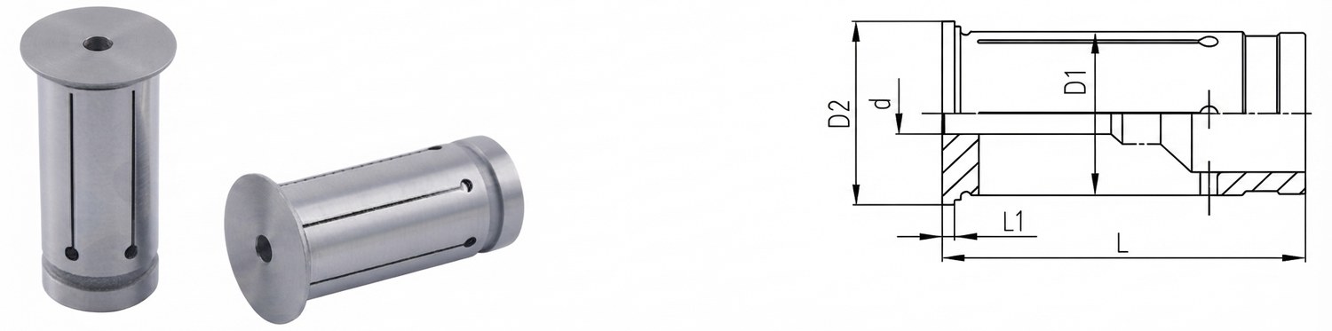 STROVOLT MT-30013 Hydraulic Collet for precision clamping in machine tools