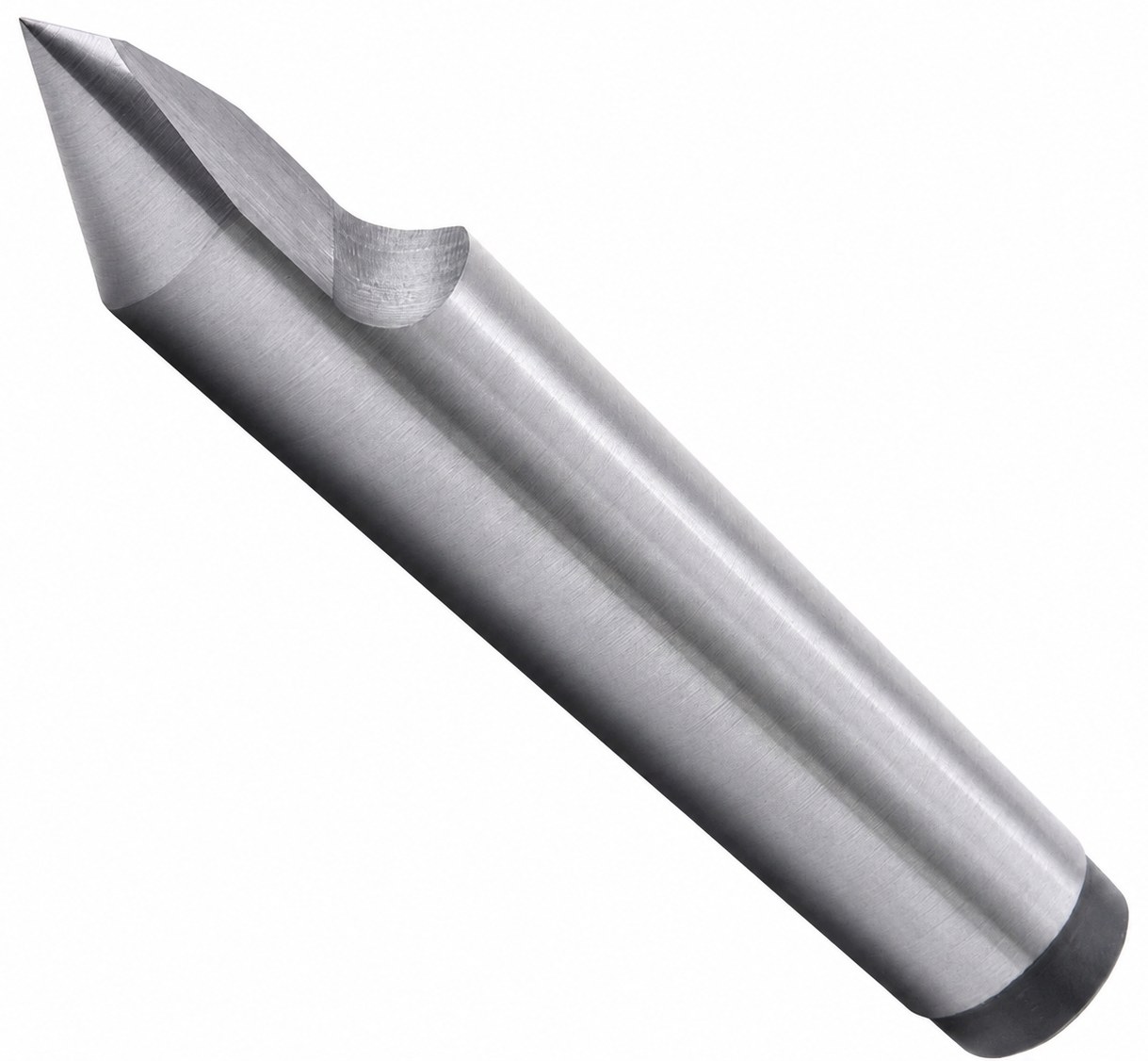 STROVOLT MT-50003 carbide half-notched lathe center with precision-ground tips for stable machining