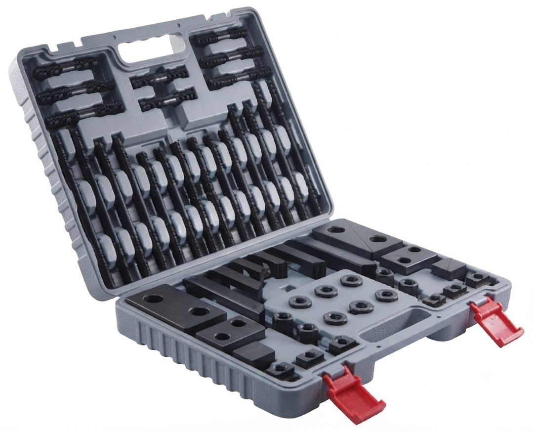 STROVOLT MT-60002 Series Clamping Set for machine tools with secure grip and durable metal construction