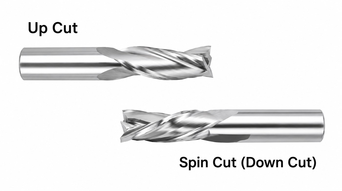 STROVOLT 12mm 3-flute spiral end mill for woodworking, STV-SE3-12x30 precision cutting tool