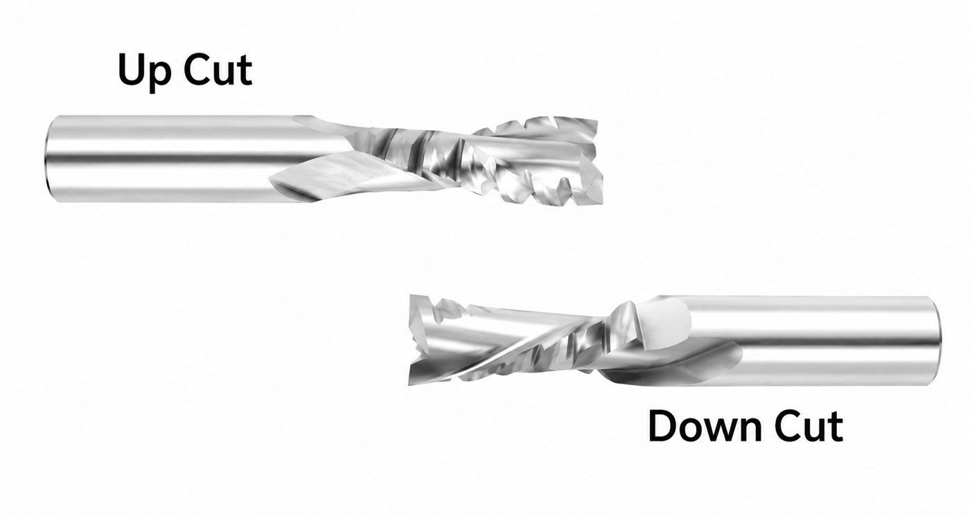 STROVOLT spiral milling cutter with 2 flutes, 10×25mm, precision woodworking tool for smooth cuts