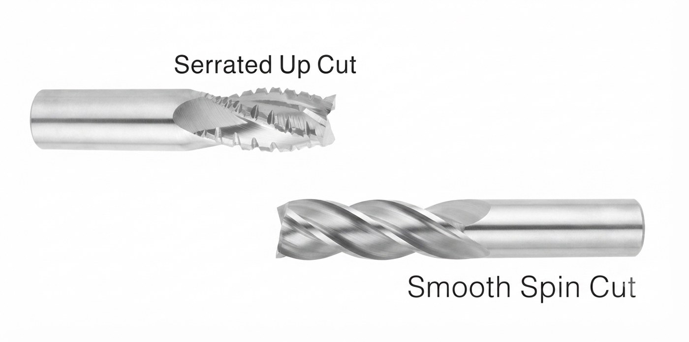STROVOLT 4-flute end mill cutter 12×30mm for woodworking with precise cutting edges