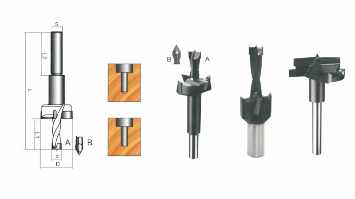 STROVOLT TSB Series Two Steps Boring Bit for precise wood boring with stepped depth control